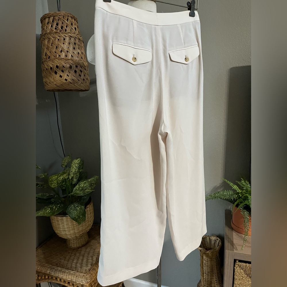 Vince High Waist Culotte Pant in Sandstone 8 - Picture 7 of 9